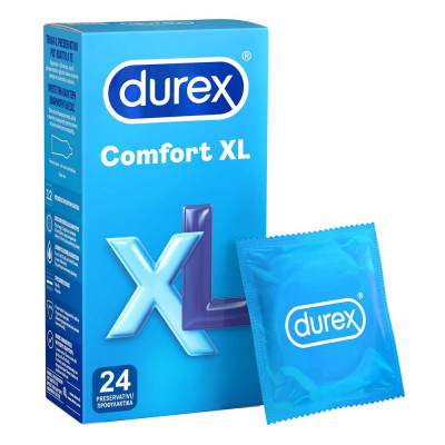 Durex Comfort XL Large Condoms 24 Bulk Pack