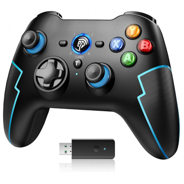 EasySMX Wireless PC Game Controller, ompatible with PC/PS3/Switch ...