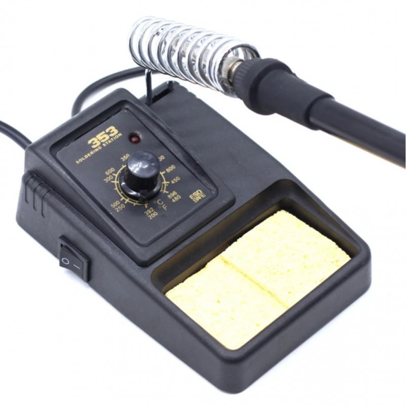 Electric Soldering Iron Station with Adjustable Temperature