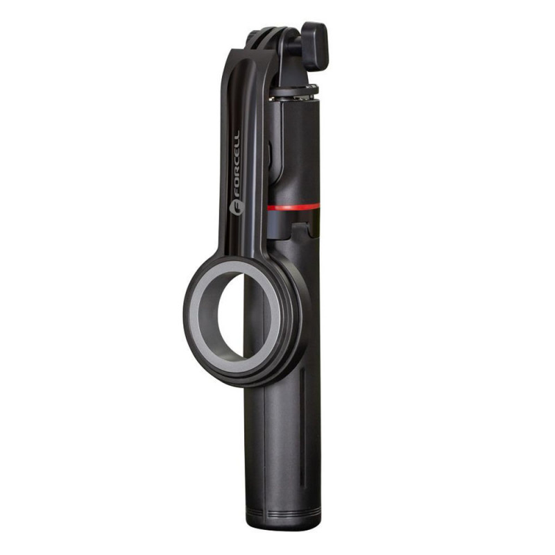 FORCELL F-GRIP S100M MagSafe Black Selfie Stick with Bluetooth Remote Control