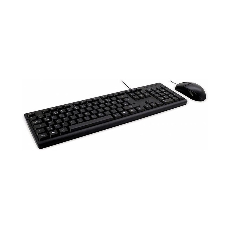Inter-Tech KB118EN QWERTY Keyboard Set Black