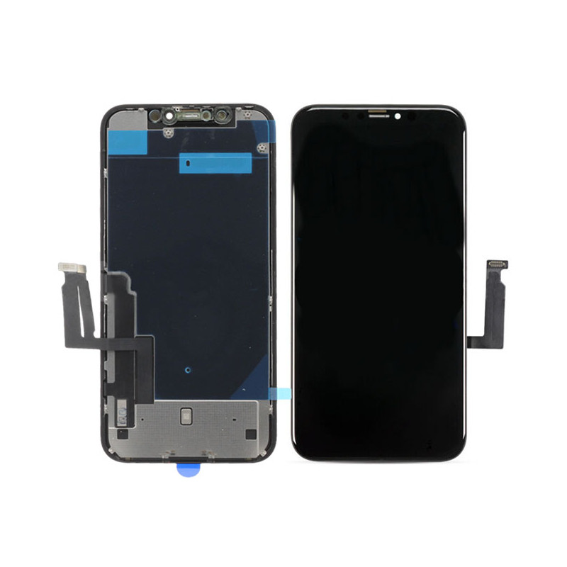 iPhone XR LCD Touchscreen Toshiba Unit - Black  (Factory standard)