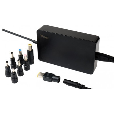 ITEK Universal Power Supply 65W Notebook, 8 connectors, Silm Design