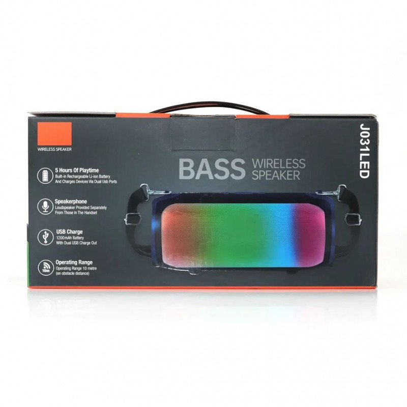 J031LED portable bass wireless speaker