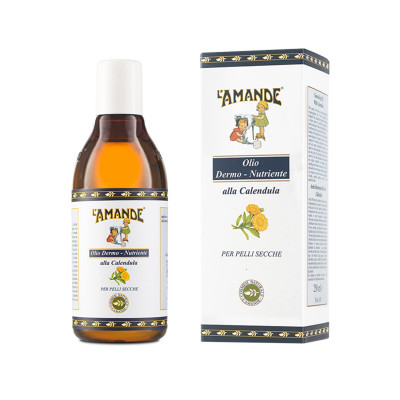 L\'Amande 100% Natural Calendula Oil With Vitamin E 250ml