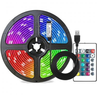 LED TV Backlight, 5M 30LEDs USB Powered Multi Colour