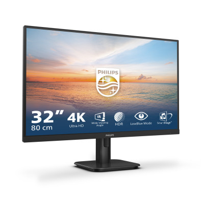 Philips 1000 series 32E1N1800LA 00 LED display 80 cm (31.5") 3840 x 2160 pixels 4K Ultra HD LCD Black