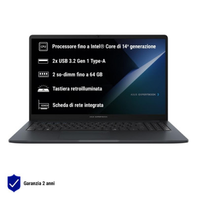 NB ASUS Commercial NX P B1503CVA-S75291X 15,6" i7-13620H 32GB SSD1TB W11P