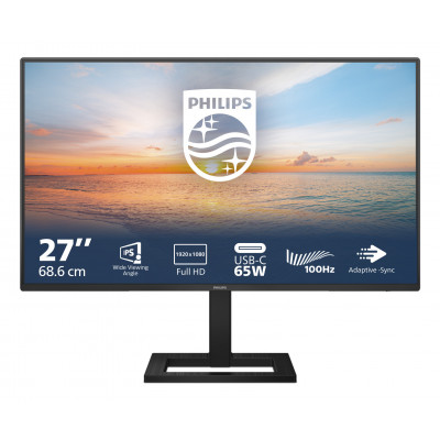 Philips 1000 series 27E1N1300AE 00 LED display 68.6 cm (27") 1920 x 1080 pixels Full HD LCD Black