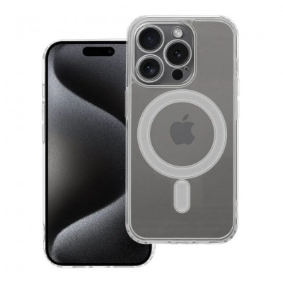 CLEAR MAG COVER MagSafe case with camera protection for iPhone 15 Pro