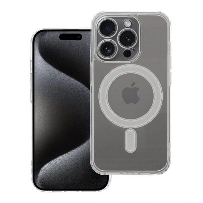 CLEAR MAG COVER MagSafe case with camera protection for iPhone 15 Pro