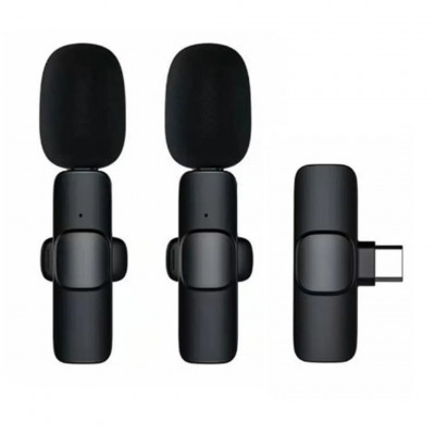 Lavalier USB-C Wireless Clip-On Microphone Dual (2 in 1 Set)