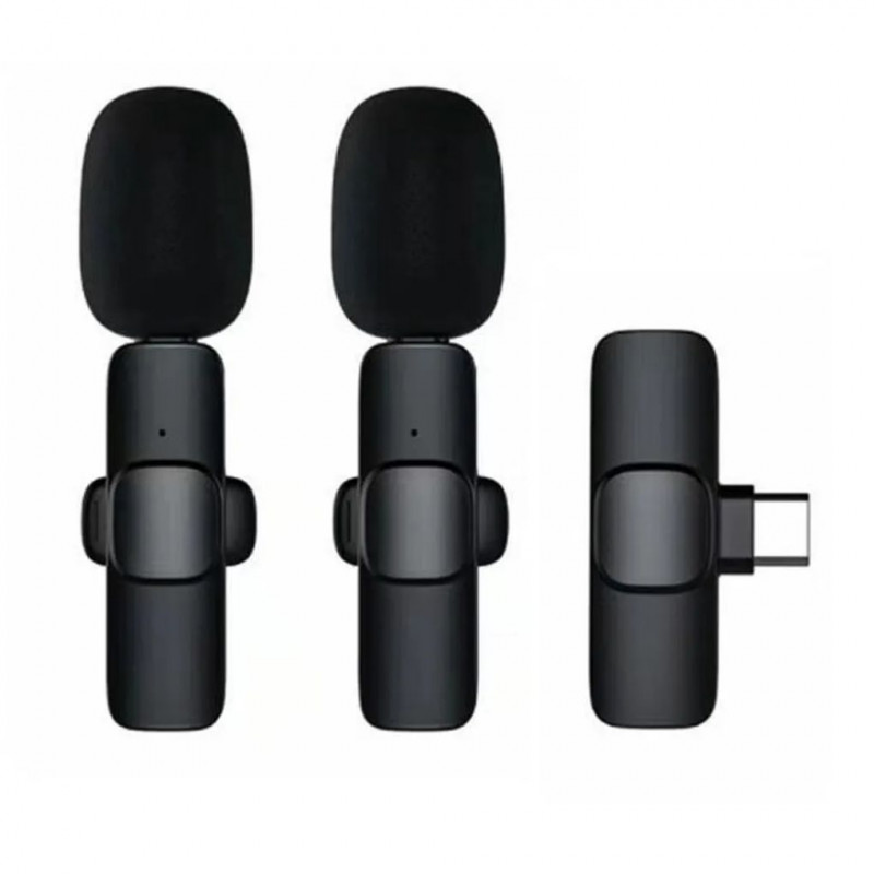 Lavalier USB-C Wireless Clip-On Microphone Dual (2 in 1 Set)