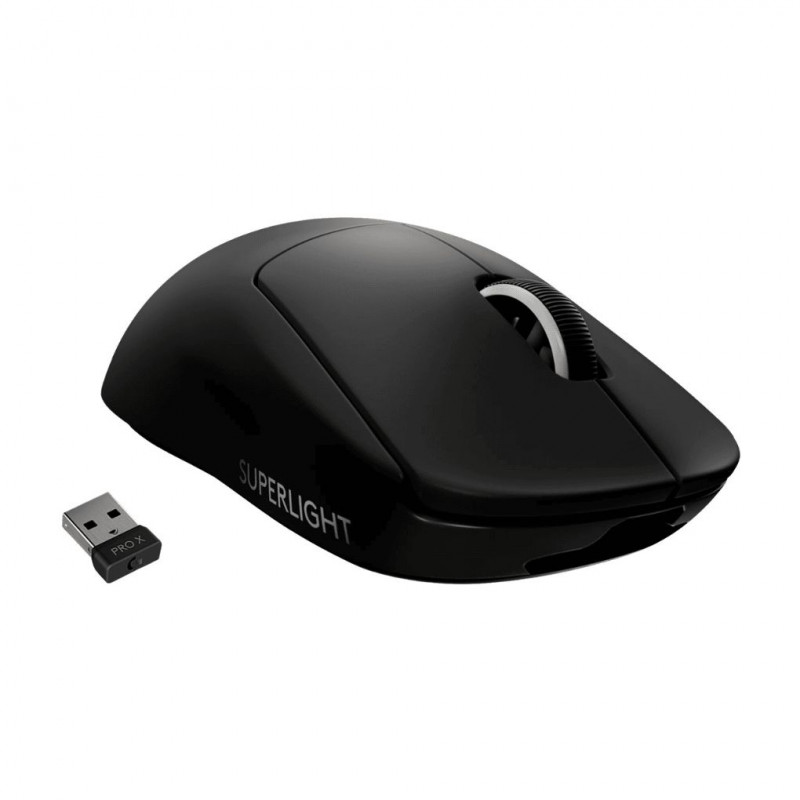Logitech G PRO X SUPERLIGHT - Ultralight Wireless Gaming Mouse, HERO 25K Sensor, 25,600 DPI, 5 Programmable Buttons, Long Batter