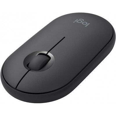 Logitech M350s Pebble Wireless Mouse Bluetooth and 2.4 GHz Nano Receiver Silent