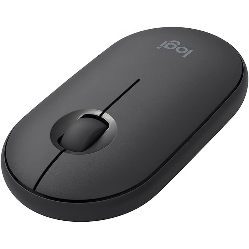 Logitech M350s Pebble Wireless Mouse Bluetooth and 2.4 GHz Nano Receiver Silent
