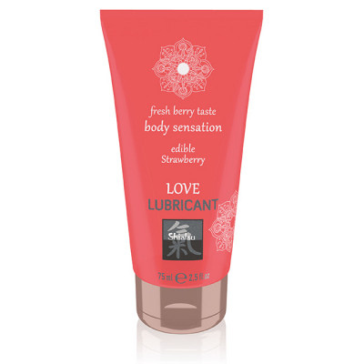 Love Lubricant Edible Strawberry 75 ml