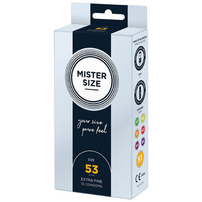 MISTER SIZE 53 mm Condoms x10 pcs