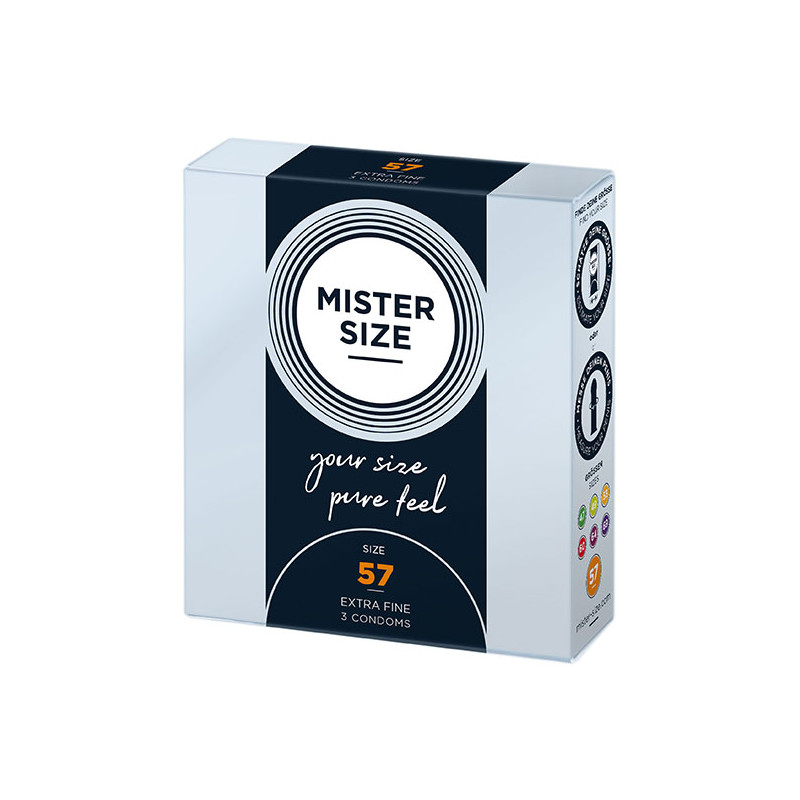 MISTER SIZE 57 mm Condoms x3 pcs