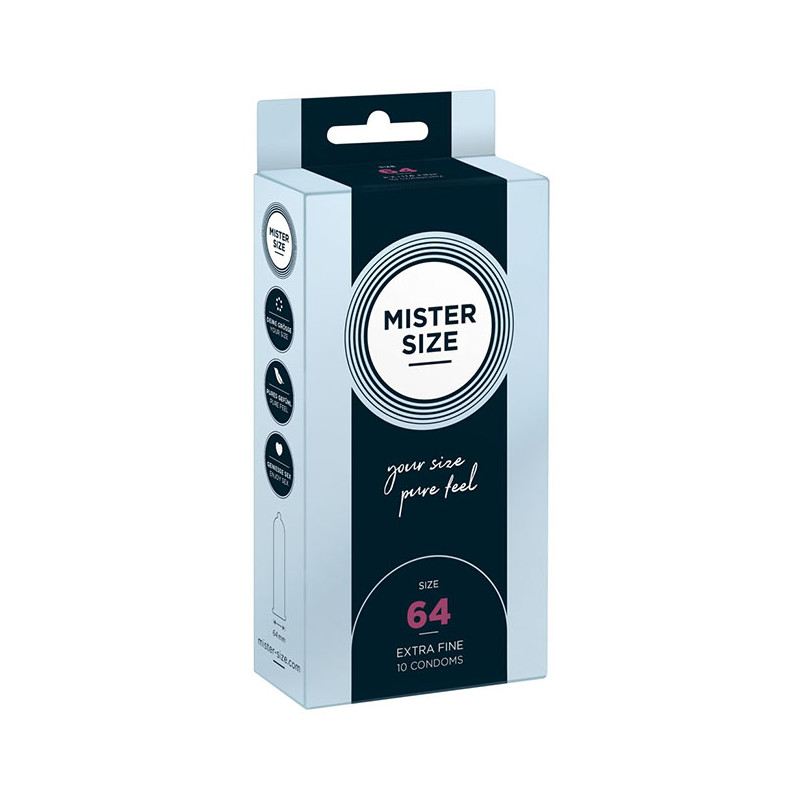MISTER SIZE 64 mm Condoms x10 pcs