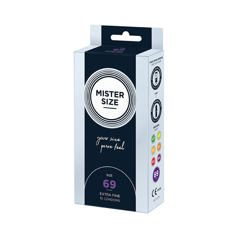 MISTER SIZE 69 mm Condoms x10 pcs