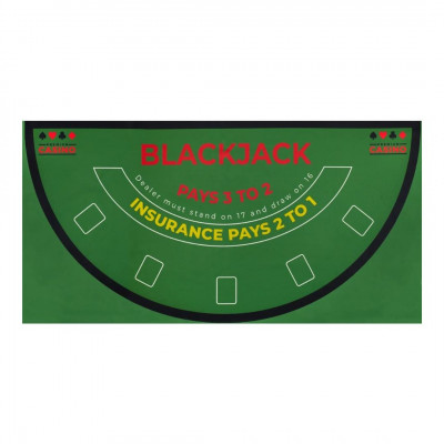 Mondo Tessuti - Texas Hold\'em Poker Black Jack Roulette Play Mat