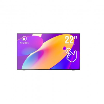 MONITOR ATLANTIS TOUCH LED 21,45 Wide A05-T22A-VHDM 1920x1080 7ms 333/253 cd/m² 1000:1 (10M:1) VESA MM VGA HDMI DP 10 Tocchi