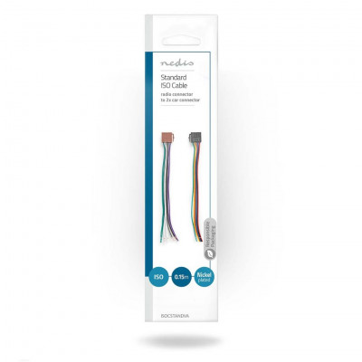 Nedis ISO Adapter Cable Standard | 0.15 m | Round | PVC | Polybag