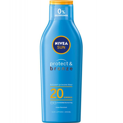 Nivea Sun Protect & Bronze Lotion SPF20 200ml
