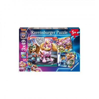 Paw Patrol: The Mighty Movie 3 x 49 Pieces for Children from 5 Years