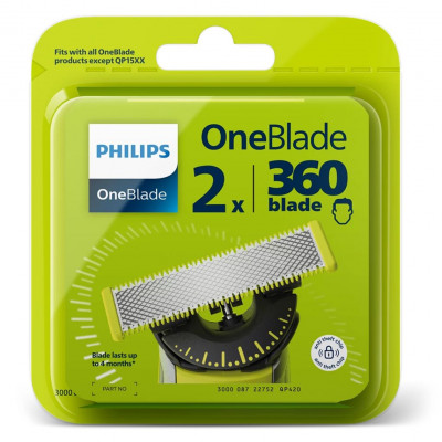 Philips OneBlade 360 Replacement blade, 2 pack