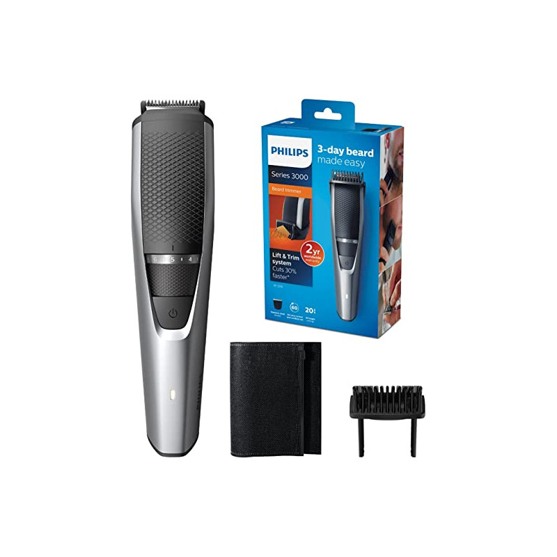 Philips Series 3000 Beard Trimmer with Lift & Trim Technology