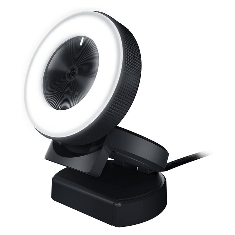 Razer Kiyo Streaming Webcam 1080p 30 FPS / 720p 60 FPS - Ring Light w/Adjustable Brightness - Built-in Microphone - Advanced Aut