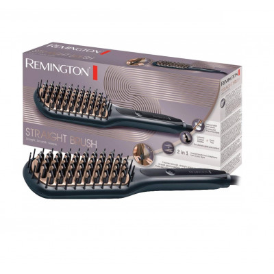 Remington CB7400 Straight Brush, High-Quality Ceramic Coated Bristles - Black