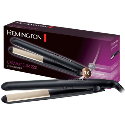 Remington S1510 Ceramic Slim 220 Hair Straightener, Black