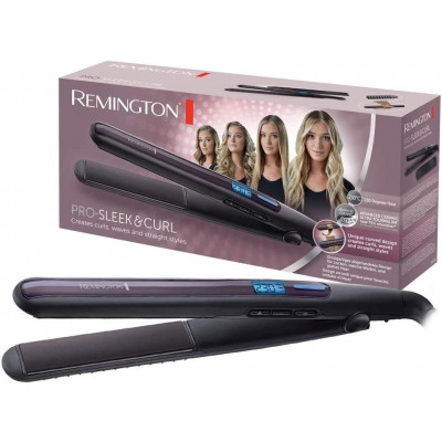 Remington S6505 Pro-Sleek & Curl Hair Straightener - Black