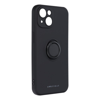 ROAR AMBER CASE with Ring for iPhone 15 Black