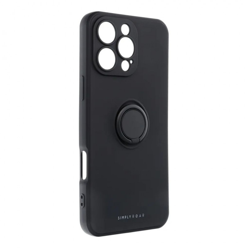 ROAR AMBER CASE with Ring for iPhone 16 Pro Max Black