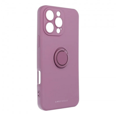 ROAR AMBER CASE with Ring for iPhone 16 Pro Max Purple