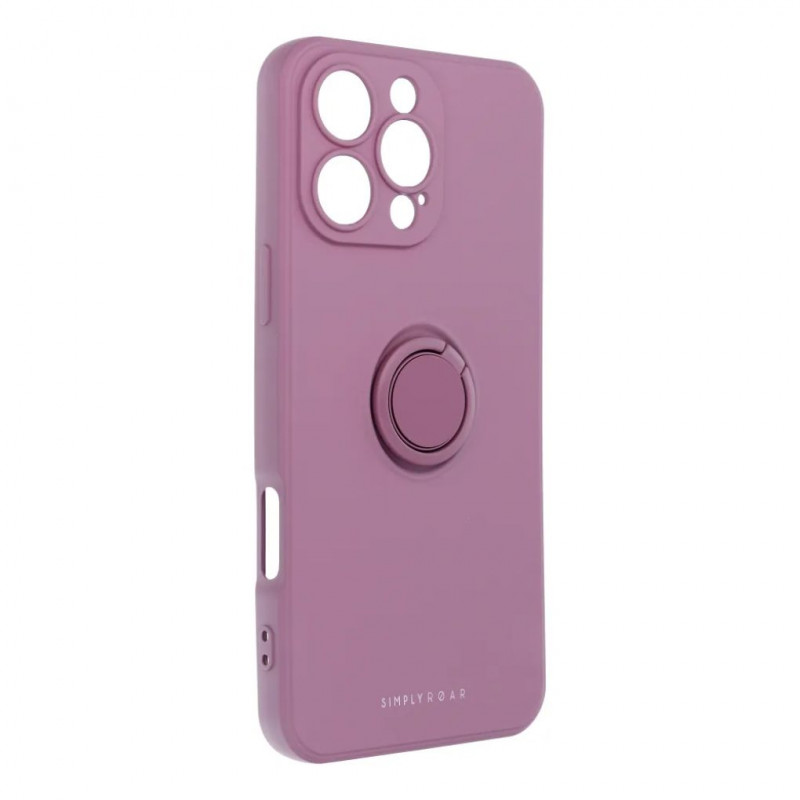 ROAR AMBER CASE with Ring for iPhone 16 Pro Max Purple