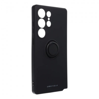 ROAR AMBER CASE with Ring for Samsung S25 Ultra Black