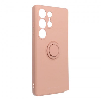 ROAR AMBER CASE with Ring for Samsung S25 Ultra Pink