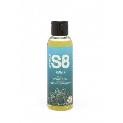 S8 French Plum & Egyptian Cotton Massage Oil 125ml