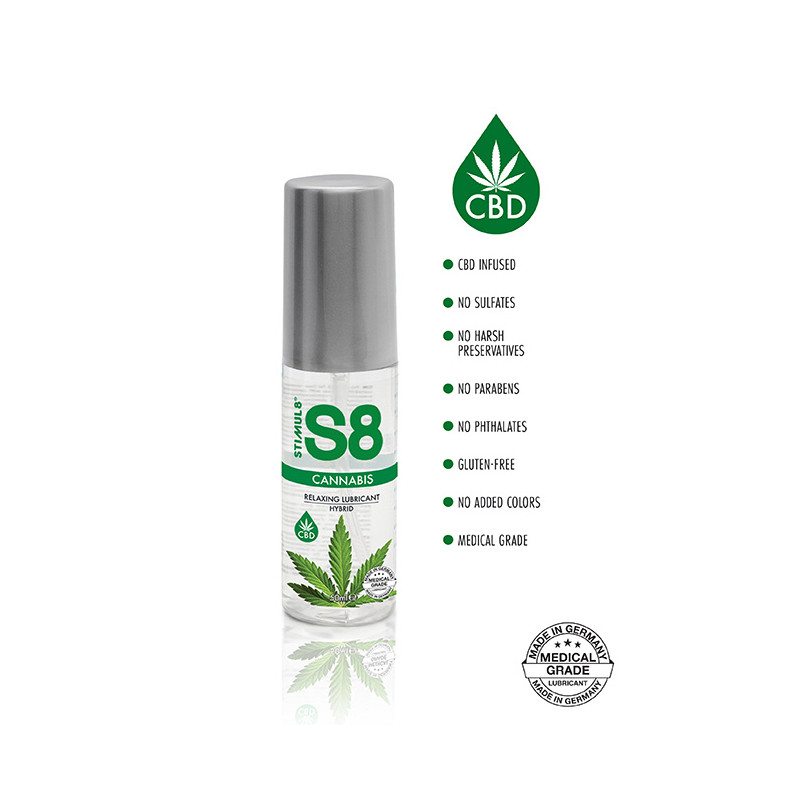 S8 Hybrid Cannabis Lube 50ml