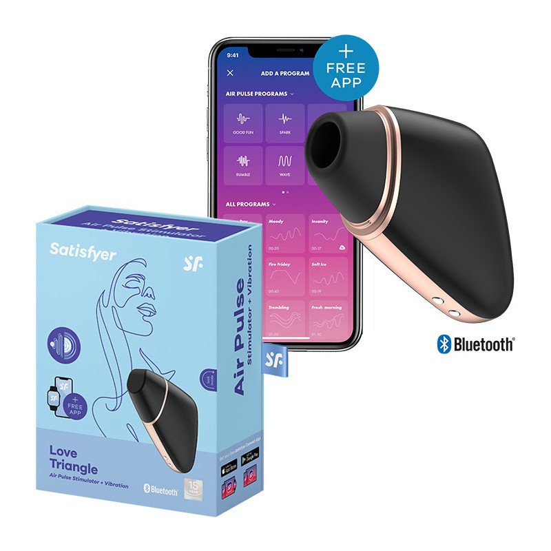 Satisfyer Love Triangle Black Connect App