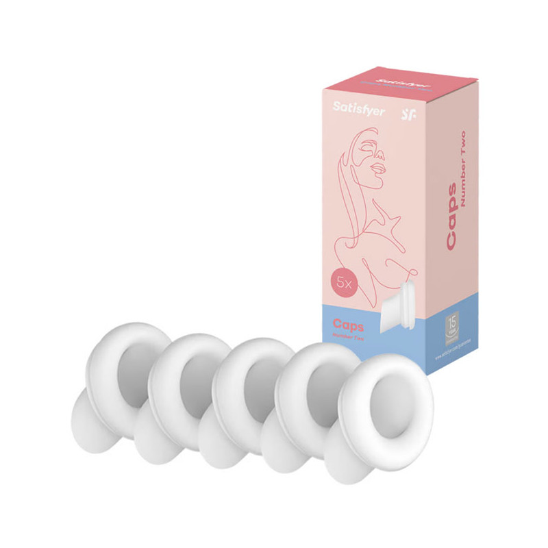 Satisfyer Number Two Replacement Caps 5pcs