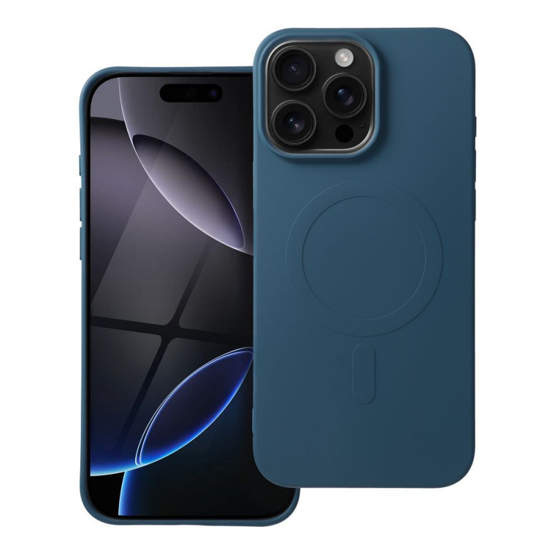 SILICONE MAG COVER (Big Hole) with MagSafe for iPhone 16 Pro Max Blue