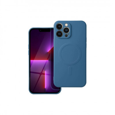 SILICONE MAG COVER with MagSafe for iPhone 13 Pro Max Blue