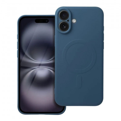 SILICONE MAG COVER with MagSafe for iPhone 16 Plus Blue