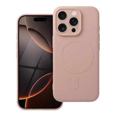 SILICONE MAG COVER with MagSafe for iPhone 16 Pro Pink